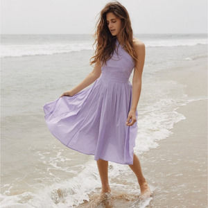 Christy Dawn Violet Gingham Arrow Dress Cotton USA Size XS